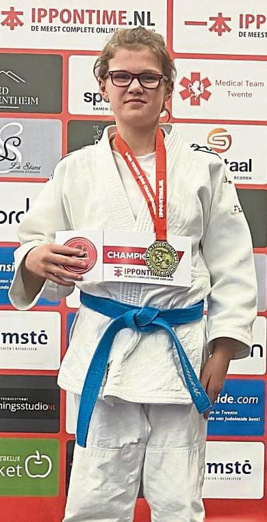 Gewann Gold in Enschede in der Altersklasse bis 52 Kilogramm: Theresa Braunst von der BSG Benninghausen.