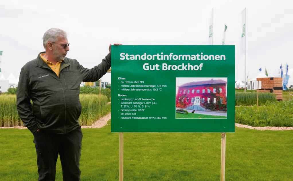 Es ist angerichtet: Holger Tägder am Montagnachmittag auf dem Messe-Gelände. Foto: ViElberg