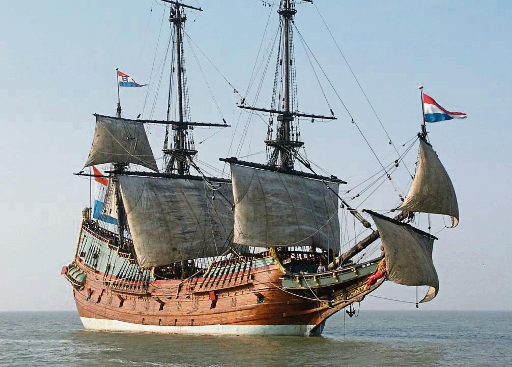 Der Nachbau des Ostindienfahrers Batavia. Mit solchen und ähnlichen Schiffen machten sich auch die Geseker auf die lange und gefährliche Reise ins heutige Indonesien.
