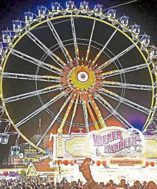 Von wegen der Wind, der Wind, das himmlische Kind: Der Sturm macht den Schaustellern Sorgen. Das Riesenrad musste Donnerstag und Freitag für mehrere Stunden den Betrieb einstellen.