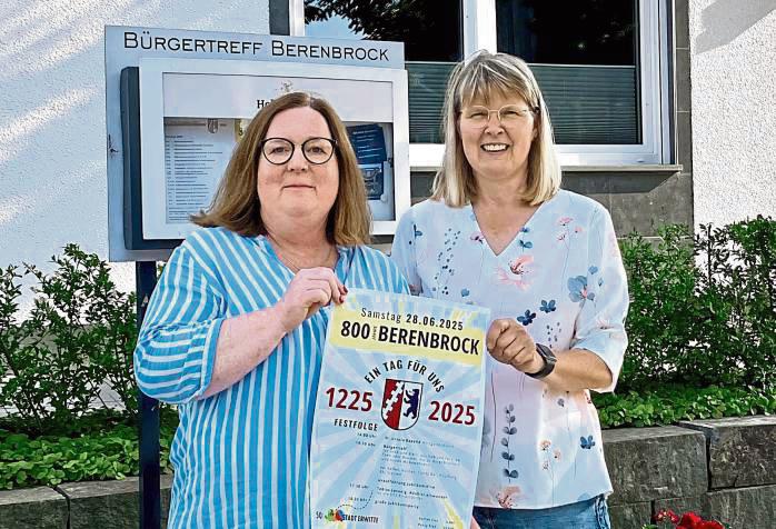 Was lange währt, wird richtig gut: Rita Ahle (r.) und Iris Korbmacher sind Teil des Teams, das Berenbrocks 800 Jahre zum Erlebnis machen will. Foto: Bußmann