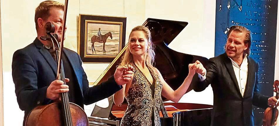 Zum Abschlusskonzert der aktuellen Saison spielte das Brodsky Trio. Foto: Boronowsky