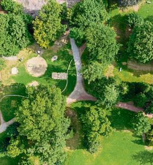 Der Erwitter Schlosspark – hier ein Teilbereich – soll ein neues Gesicht bekommen. Archivfoto: Eickhoff