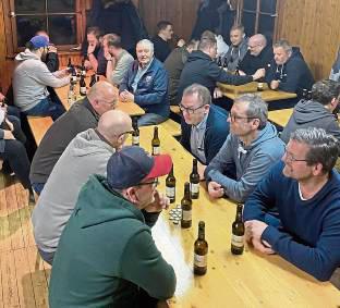 Einen harmonischen Abend mit abschließendem Imbiss verbrachten die Schützen.