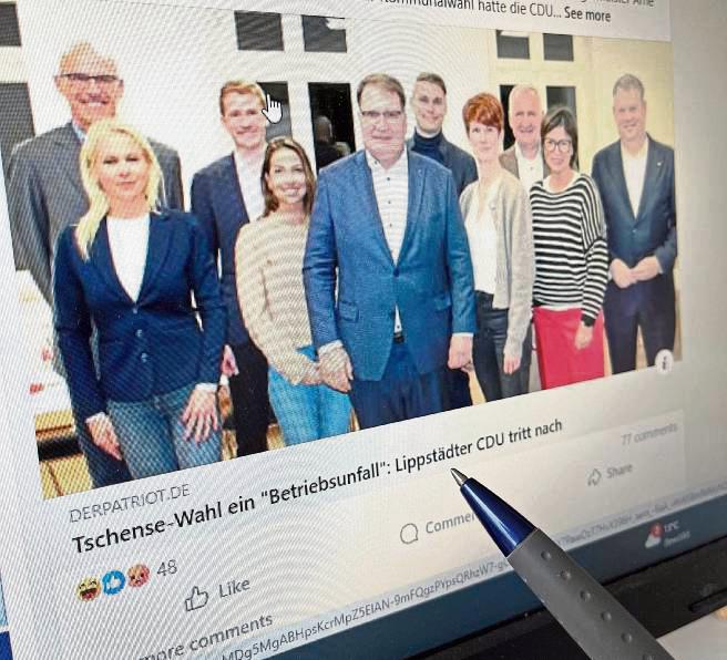 Empört reagierte die große Mehrzahl der User in den Sozialen Medien auf die CDU-Kritik an Neu-Bürgermeister Alexander Tschense beim Stadtparteitag am Mittwoch. Foto: Friedrich