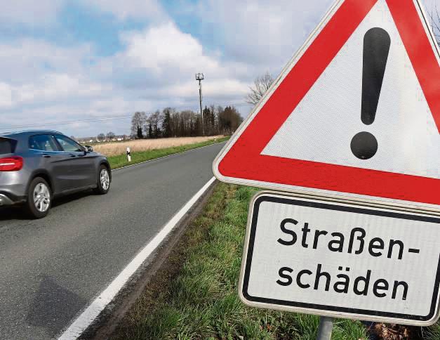 Die Straßenschäden auf der L878 sollen schon bald der Vergangenheit angehören. Foto: Dietz