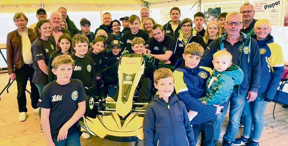 Ganzer Stolz des MSC Rüthen: das E-Kart für das Training der Jugendgruppe. Foto: Bsdurek