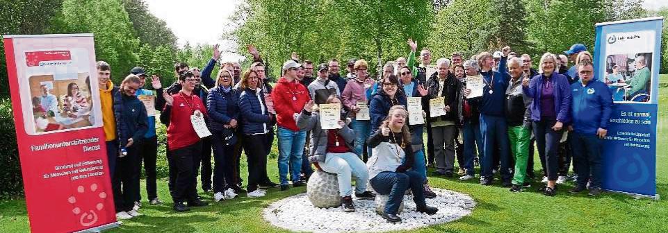 Groß war das Interesse am Inklusionsturnier auf der Anlage des Golfclubs Lippstadt. Auch ein Schnupperkurs wurde in dem Rahmen angeboten.