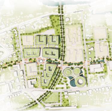 Der neue Hella-Campus: Von West nach Ost führt demnächst ein Fuß-/Radweg übers Firmengelände.
