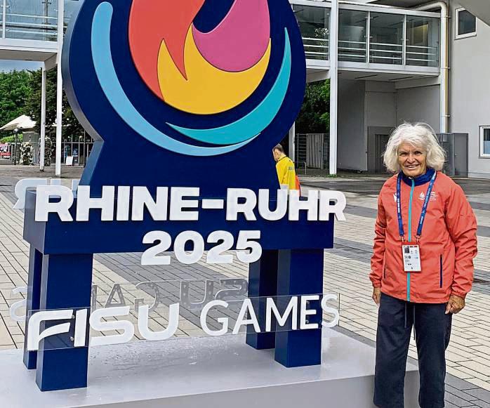 Nachdem Angelika Albrecht bei den westfälischen Leichtathletik-Meisterschaften zunächst noch selbst ins Wettkampfgeschehen eingriff, war die LTV-Sportlerin im Anschluss als Volunteer bei den Rhein-Ruhr-Games aktiv. Diesmal aber hinter den Kulissen.