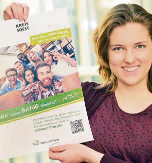 Schüler-Bafög gibt’s für junge Erwachsene. Archivfoto: Weinstock/Kreis Soest