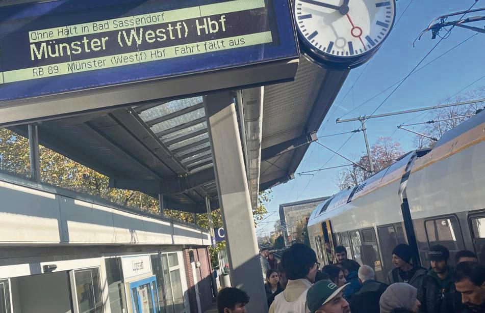 Dieses Bild werden Passagiere auch in dieser Woche noch häufiger sehen: Bis mindestens zum Wochenende fällt eine Fahrt der Eurobahn pro Richtung und Stunde aus.