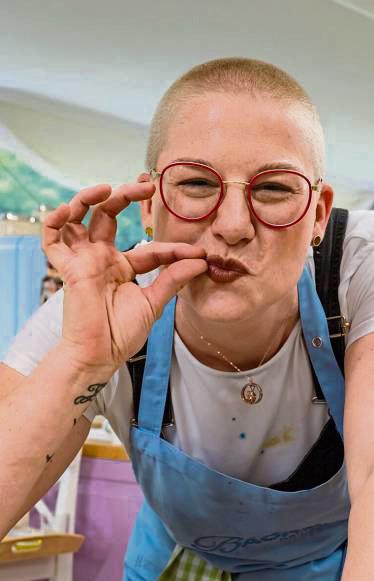„Katha“ Bölter ist weiter beim „Großen Backen“ dabei. Foto: Claudius Pflug/SAT.1