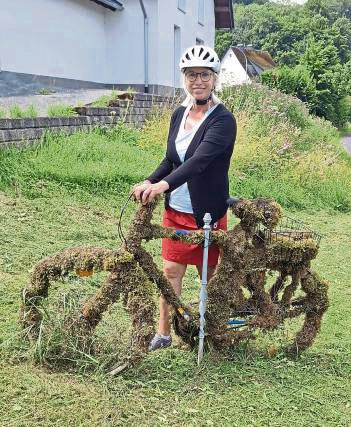 Manuela Hoffrichter und das Biobike.