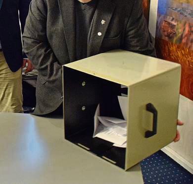 Geheime Abstimmungen sind im Geseker Rat eher selten. Archivfoto: Kossack