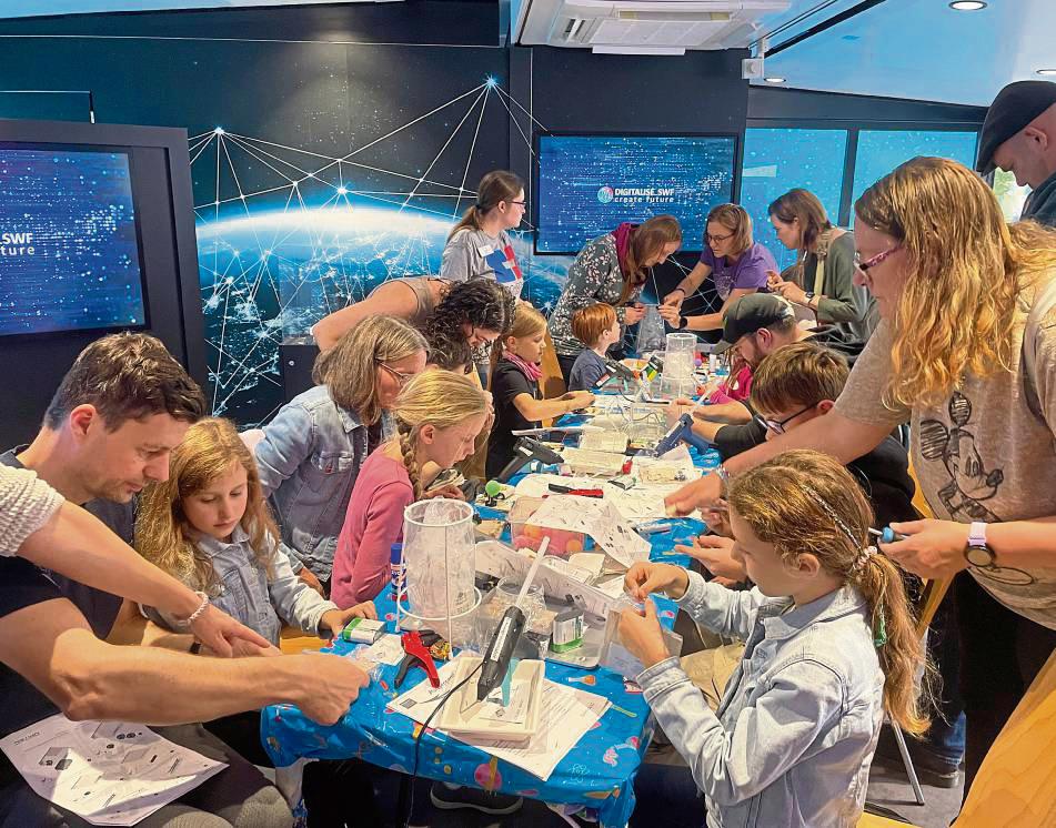 Naturwissenschaft zum Anfassen: Das war das Motto beim Mint-Tag an der Hochschule.