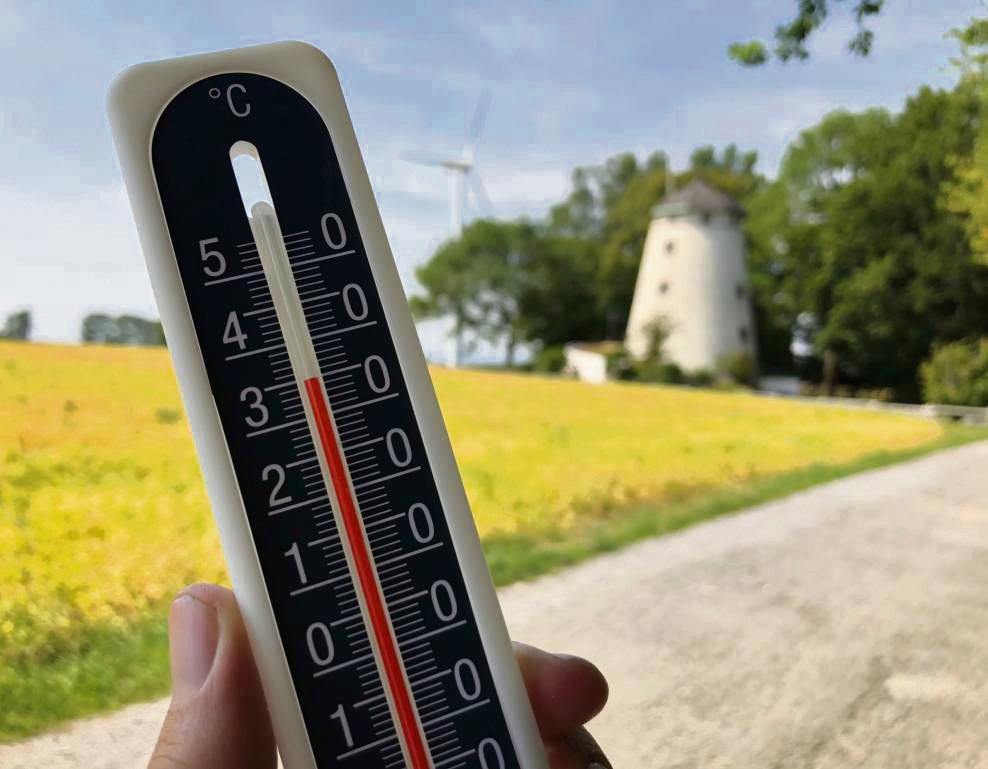 Wenn die Temperaturen im Sommer in die Höhe schießen, wird’s anstrengend. Tipps und Tricks, um gesund durch die Hitze zu kommen, gibt’s im Tourismusbüro. Foto: Mund