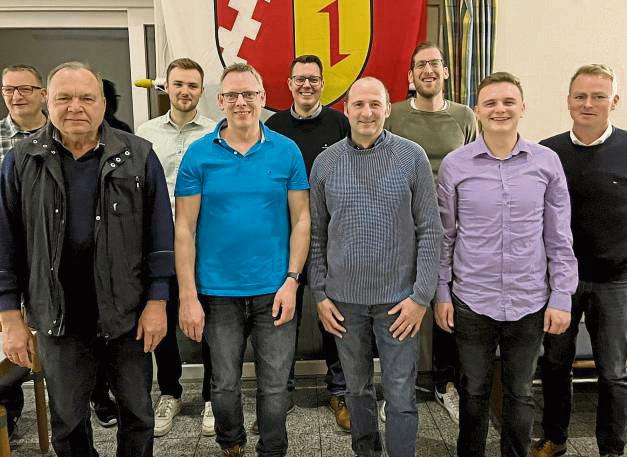 Personell bleibt bei den Ebbinghäuser Schützen (fast) alles beim Alten (v.l.): Reiner Kleegraf, Franz Wedepohl, Lukas Große-Thie, Ralf Kleegraf, Markus Sauer, Ingo Valland, Matthias Tochtrop, Jan Valland und Torsten Klauke.