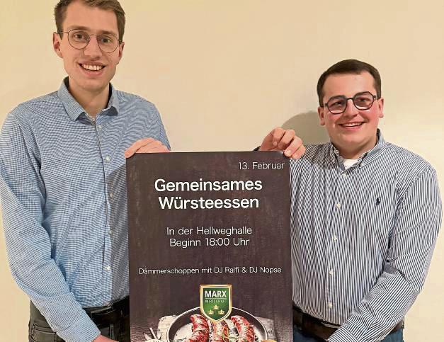 Jan Lücke (Oberst JSV,l.) und Maurice Ptasinski (Oberst HSV) freuen sich schon auf das Event in der Hellweghalle.