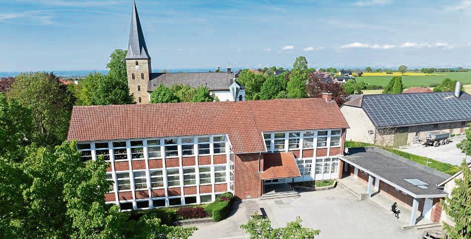 Der Teilstandort der Pankratius-Grundschule in Mellrich ist nicht besonders groß, mehr als eine Klasse pro Jahrgang kann allein aus Platzgründen nicht gebildet werden. Auch diese Einzügigkeit wirkt sich auf die Nachfrage nach einem offenen Ganztag aus. Foto: Eickhoff