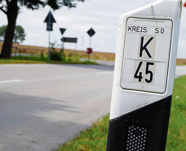 Der Ausbau der K 45 wird gefördert. Foto: Stallmeister