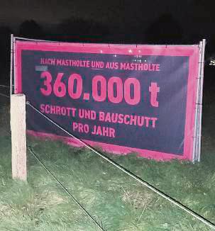 Die Ansiedlungspläne der Recyclingfirma hatten Proteste hervorgerufen. Foto: Schwade