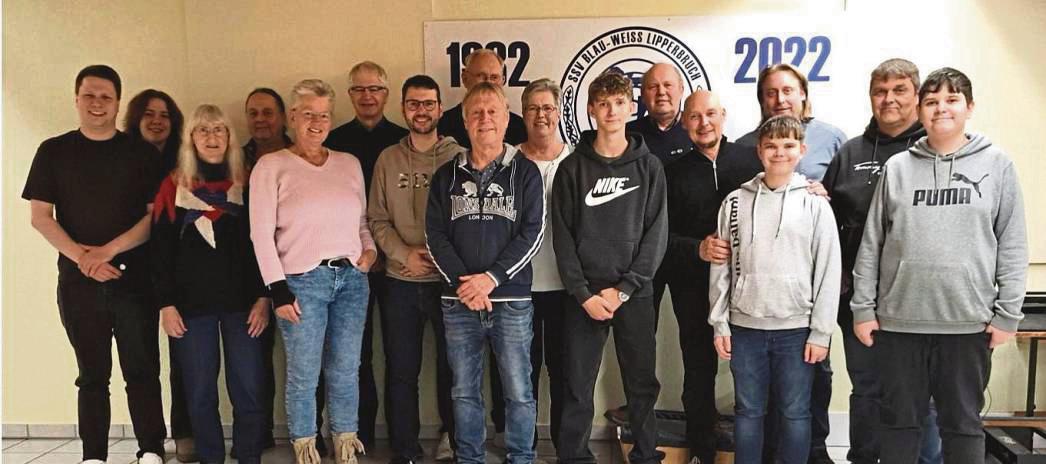 Gold, Silber und Bronze: Die neuen Vereinsmeister und Platzierten des SSV Blau-Weiß Lipperbruch wurden während der Weihnachtsfeier ausgezeichnet.