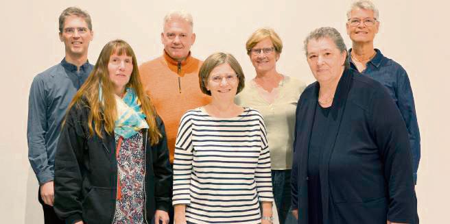 Der aktuelle Stiftungsrat (v.l.): Markus Visarius, Gudrun Steinbrück-Blessau, Kantor Roger Bretthauer, Christiane Titgemeyer (stellvertretende Vorsitzende), Dagmar Liebscher (Vorsitzende), Irmgard Bierfreund und Christa Kirschbaum.