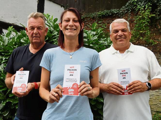 Wollen „das anpacken“: v.l. Martin Niehaus, Yasmin Villani und Bernd Kirchhoff. Foto: Dietz