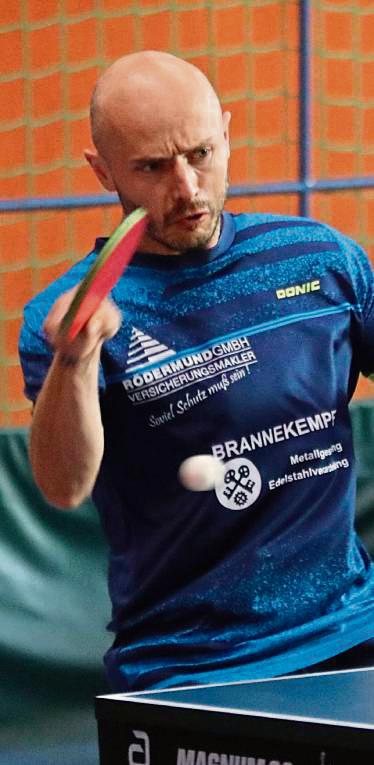 Im oberen Paarkreuz steuerte Sandor Tejgel zwei Punkte zum 9:4-Sieg des LTV gegen Höxter bei. Foto: Wiegand