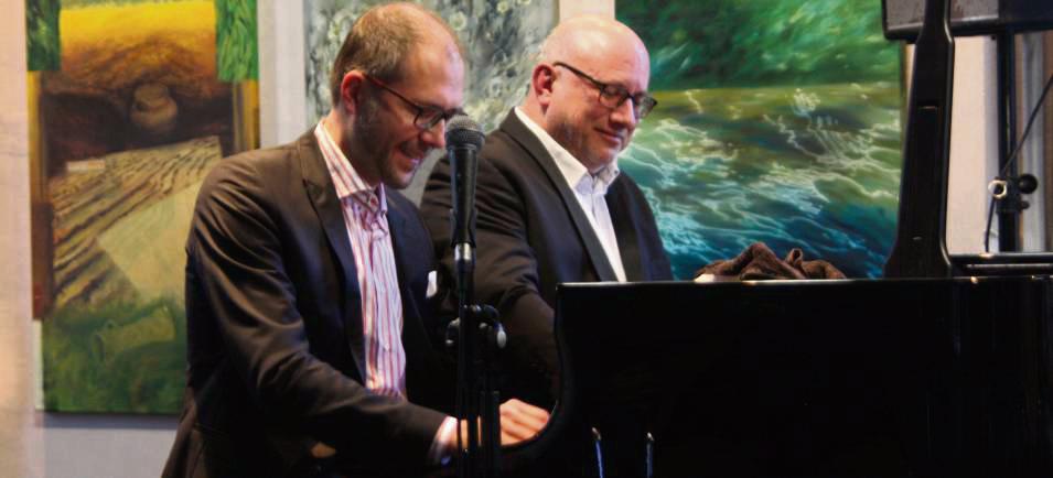 Ob Solo oder zusammen: die Pianisten sorgen für kräftig Stimmung. Foto: Wissing
