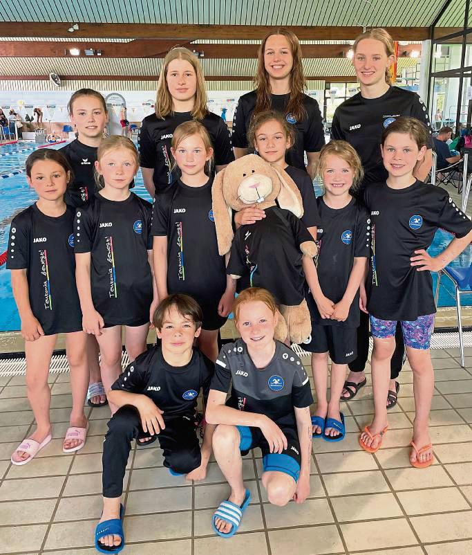 Ihre Medaillensammlung erweiterten die Aktiven von Teutonia Lippstadt beim 48. Marsberger Schwimmfest.