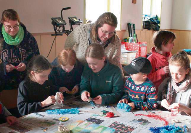 In der Wichtelwerkstatt vom Förderverein des Kindergartens konnten Kinder ihre Kreativität ausleben.