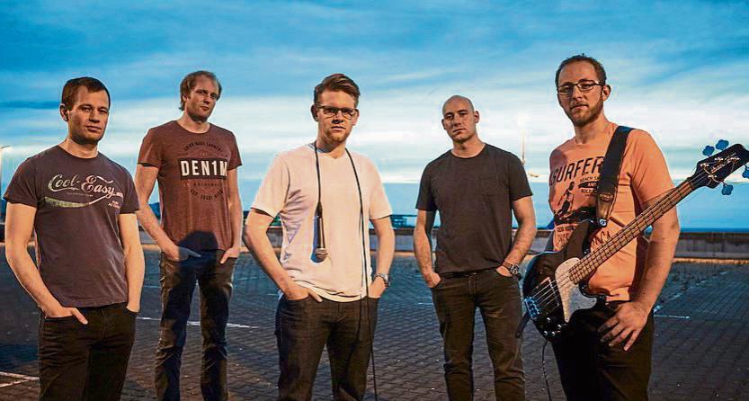 Größtenteils noch in Verne zuhause: die Mitglieder der Band Premium Verum, die mit Post-Hosen-Punk auf der Bühne stehen werden.