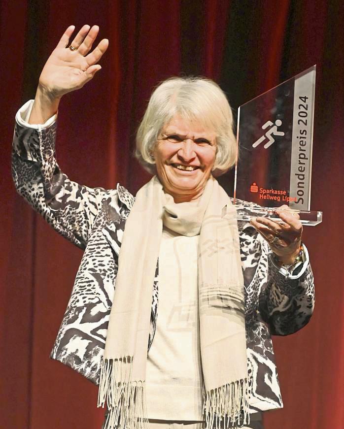 Für Angelika Albrecht vom LTV ging es großer Wunsch in Erfüllung, denn sie ist die Sportlerin des Jahres 2024.