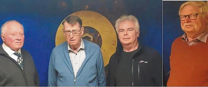 Besondere Ehrungen: (v.l.) Alfons Wilmesmeier überreichte Urkunden an Hartmut Claßen, Witold Baczkowski und Heinz-Josef Lanhenke.