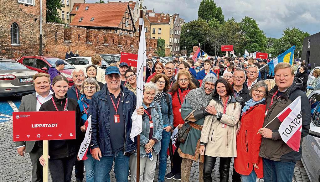 Die Lippstädter Delegation war mit Vertretern aus Verwaltung, Politik und KWL unter der Leitung der stellvertretenden Bürgermeisterin Sabine Pfeffer nach Danzig gereist.