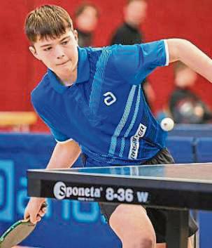 Favorit Ole Brock vom TTC Bad Westernkotten gewann die Bezirks-Endrangliste.