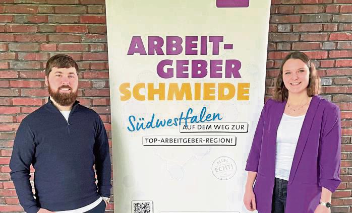 Ein Projekt der Kreis-Wirtschaftsförderung nimmt die Arbeitgeberattraktivität im Kreis Soest in den Fokus. Ansprechpartner sind Matthias Gimbel und Jana Fey. Foto: Gomes