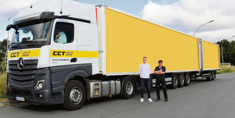 Mit dem Lang-Lkw eines befreundeten Logistik-Unternehmens hatte Kuchenmeister die Strecke zwischen Soest und Thüle im letzten Jahr getestet. Foto: Archiv