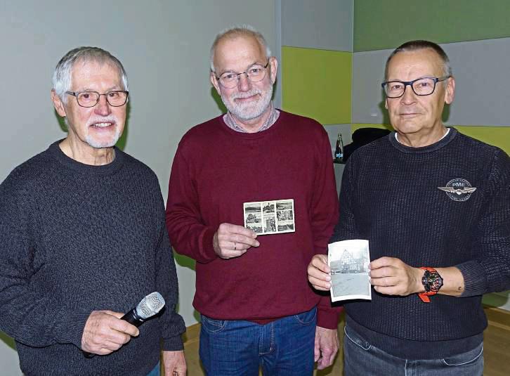 Freuten sich über das große Interesse am Bildernachmittag (v.l.): Harald Jütte, Thomas Wieners, Hermann Fahle. Foto: Marcus Kloer