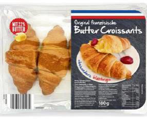 Die Soester Firma Aldente ruft eine bestimmte Charge Butter-Croissants zurück. Foto: Aldente