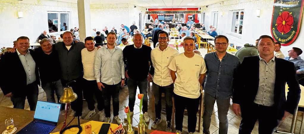 In den Reihen des Vorstands setzt der Schützenverein Cappel auf „Kontinuität im Wandel“.