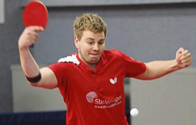 Voll auf Angriff! Steffen Schmitz und der TV Geseke sind am Samstag bei der Mannschaft des TVE Langenberg gefordert, die nur schwer einzuschätzen ist. Foto: Thomas Wiegand