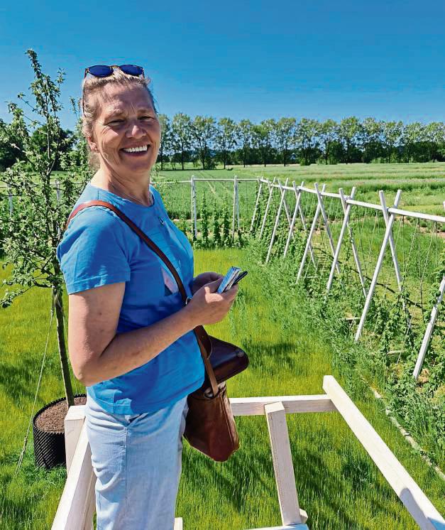 Für Magdalene Winkelhorst war es bereits die sechste Gartenschau, die sie mitgestaltet hat.