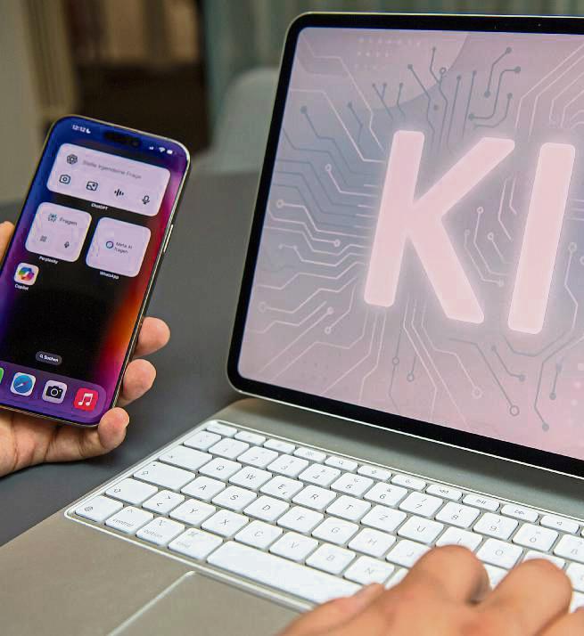 Etwa jeder Dritte im Kreis greift inzwischen auf Künstliche Intelligenz zurück. Besonders stark verbreitet ist die Technik bei Jüngeren. Foto: Nico Tapia (dpa)