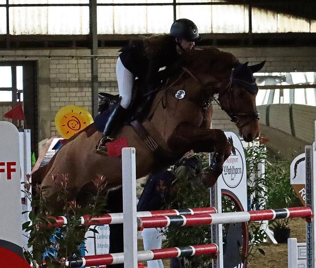 Auch im Springparcours zeigten die Reiter beim Auftaktturnier im Rahmen des 50-jährigen Jubiläums des ZRFV Mastholte ihr Können. Foto: Feichtinger