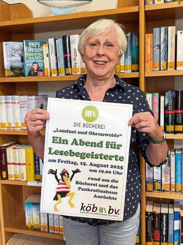 Lucia Maas liest auch beim Leseabend vor.