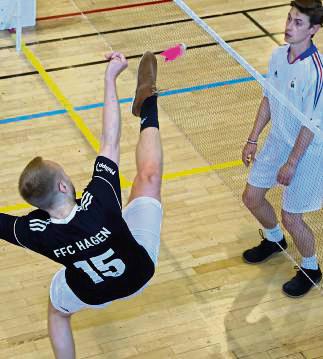 Sven Walter vom TV Lipperode war mit der Spielgemeinschaft vom FFC Hagen das beste europäische Team bei den French Open im Federfußball.