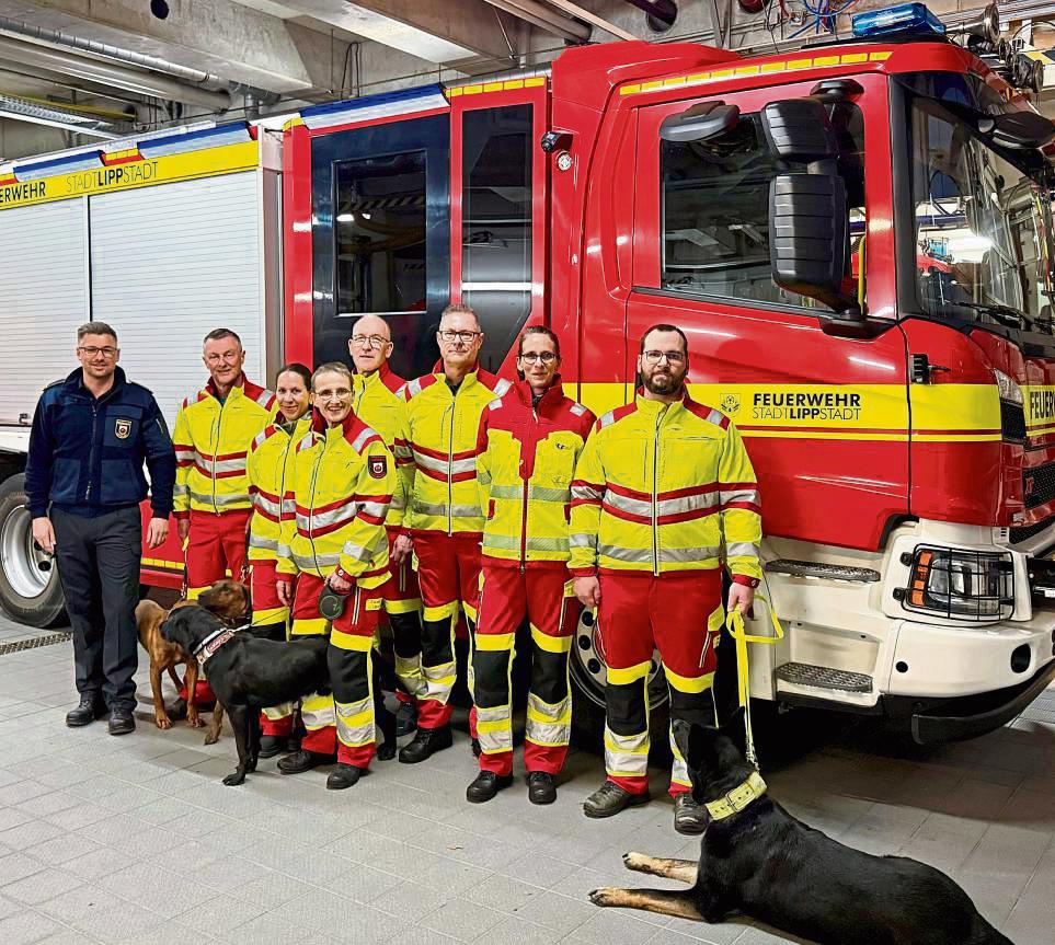 Wenn jede Spur fehlt, schlagen sie an – die neue Suchhundestaffel der Feuerwehr Lippstadt ist bereit, Leben zu retten.